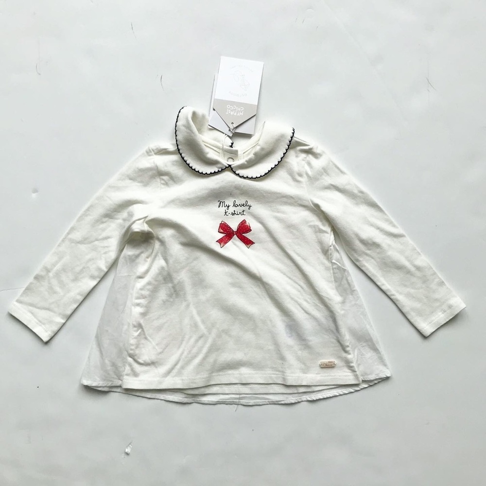 Chicco NWT Peter Pan collar top 15 months
